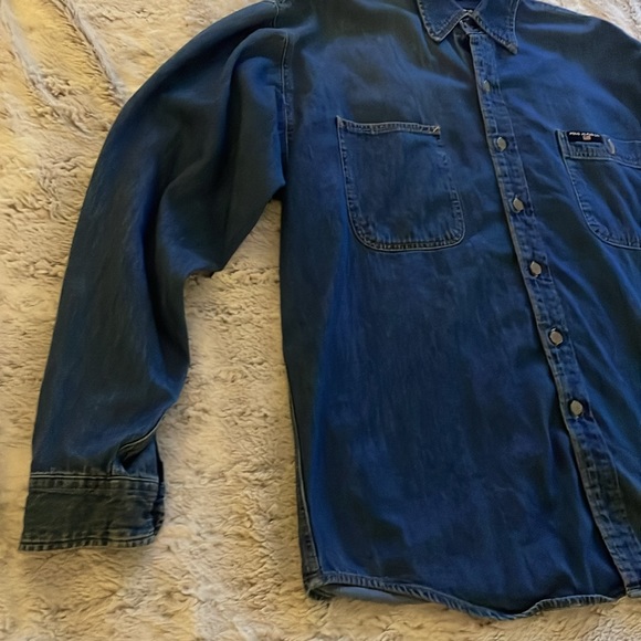 Polo Jeans Company XL Denim Button Down Shirt - Picture 5 of 12